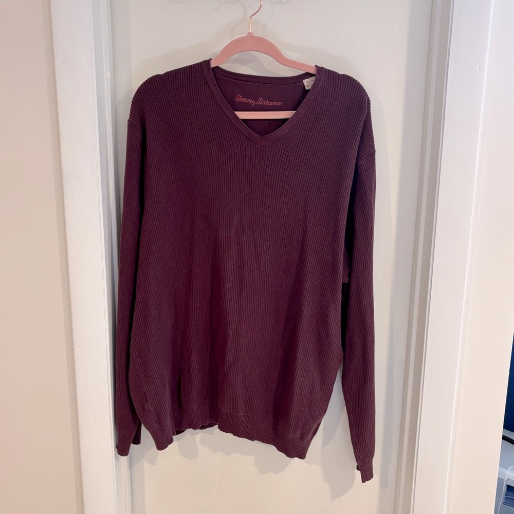 Women’s Tommy Bahama maroon sweater XXL